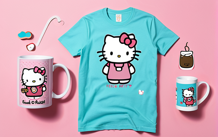 Hello Kitty의 기업 협업 캠페인 분석 - "Hello Kitty themed makeup collection by MAC Cosmetics, featuring lipsticks and eyeshadows, cute pac...