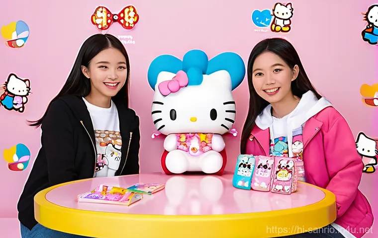 산리오와 서브컬처 커뮤니티 - **Prompt Title: Cinnamoroll Cozy Digital Retreat**
    A happy teenage girl (around 15-17 years old)...