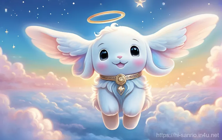 산리오 애니메이션과 인기 에피소드 소개 - **Prompt:** A charming scene capturing the playful dynamic between My Melody and Kuromi. My Melody, ...