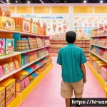 Home 12 산리오 브랜드의 마케팅 전략 분석 - A vibrant and heartwarming scene showcasing a diverse group of Hindi-speaking families and individua...